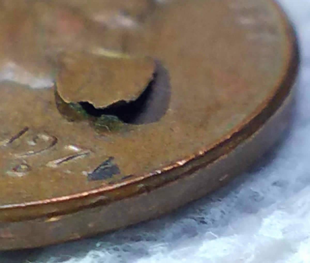1971-D-Lincoln-Major-Lamination-On-Obverse